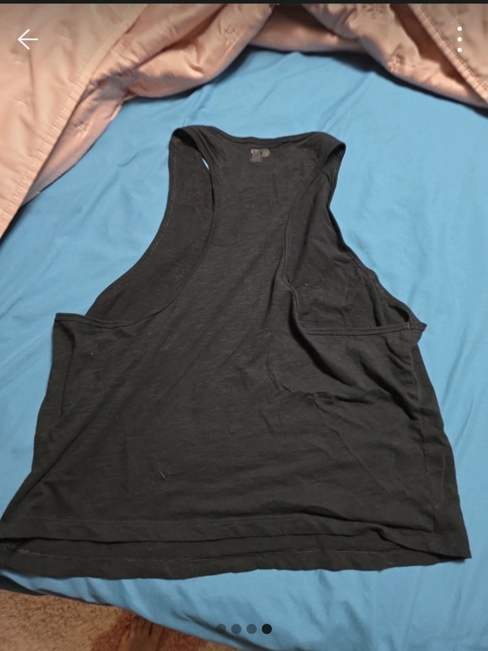 PINK Victoria's Secret Black Men's Racerback Tank